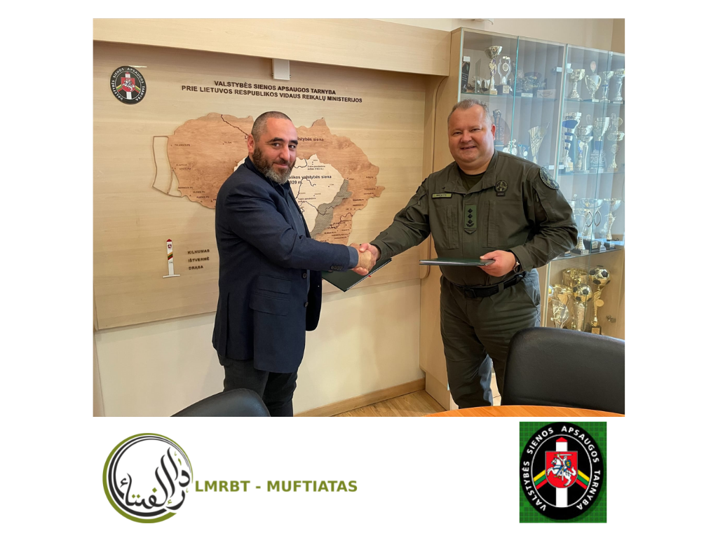 A cooperation agreement was signed between the VSAT under the Ministry of the Interior of the Republic of Lithuania and the LMRBT-Muftiate