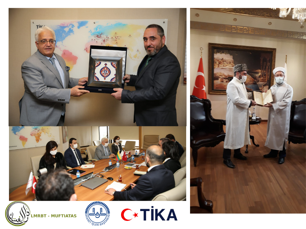 Mufti A. Beganskas met DIYANET and TIKA leaders in Turkey
